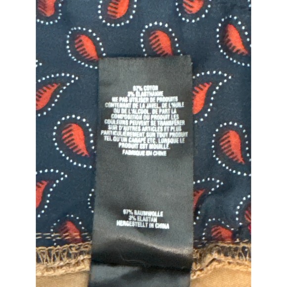 Ted Baker London Chaade Chinos Pants Men Size 34R Tan Flat Front Casual - Picture 4 of 7